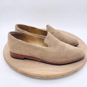 Patina Shoes Womens 6 36 Beige Suede Flats Portland Leather Goods Quiet Luxury